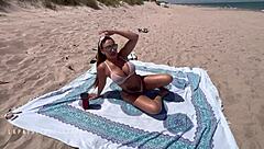 Conversational-Emoji The official big-assed paisita fulfills a wanker's fantasy on the beach with ass shaking and dirty talk 😈🍑🏖️