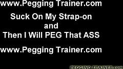 I feel so powerful dominating you completely with my strapon in this intense session