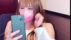 Seductive Japanese Crossdresser Enjoys Cute Anal Toy Play