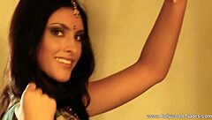 intriguing indian milf babe loves stripping naked with exotic dancing and undressing in erotic music