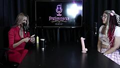 had to strip in the game and showed beautiful breasts and more - sofie lollipop