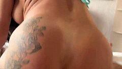 hey, this hot brazilian babe in bikini gives anal interview with fisting and creampie in pov style