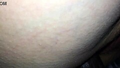 Barley legal petite 18+ teen sleeps over and gets deep creampie in missionary from older guy pov.