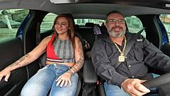 Brazilian Milf Marcelle Pimenta Takes Wild Car Ride with Dirty Talk and Juicy Pussy Action