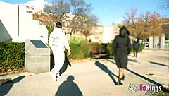 Come join the sexual tour in Madrid with huge tits bouncing in public doggystyle and cowgirl.