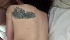 i give a shy blowjob to my girlfriend in homemade video with handjob and pussy action