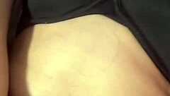 Submissive emo babe cums hard for her black master domination