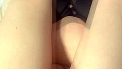 Submissive emo babe cums hard for her black master domination