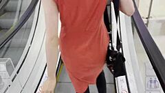 Rough risky pounding with skinny girl in public toilet for cash - half off full clip