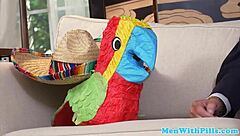 busty latina teen gets pussyfucked doggystyle by old neighbor in homemade amateur clip