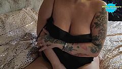 Creaming Those Huge Tits in Solo Action!