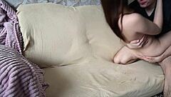 we fucked hard on the couch while her parents were away on a trip