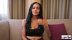 Bdsm training for Julie Kay means getting her trimmed cunt rammed hard by King Noire!