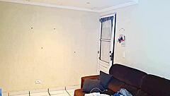 Girl Caught Masturbating and Punished with Blowjob Bang