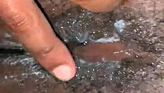 Chubby EBONY babe TAKES a CREAMPIE in her FAT pussy during casual hookup session