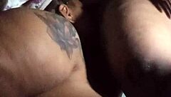 Bold Sexy BBW Delivers Sloppy Head to Lesbian Stud in Steamy Bathroom Encounter