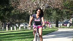 Bambi Wolfe Enjoys Intense Daytime Masturbation with Toys Leading to Huge Facial Cumshot on Shaved Pussy