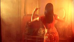 i enjoy watching this lovely brunette gracefully dancing solo while stripping off her clothes in an indian milf amateur style