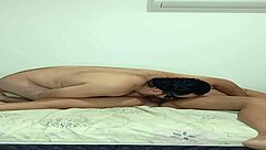 After Massage Grabbed Wife Hard for Intense Amateur Fucking Session