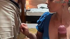 so my stepbrother caught me giving a blowjob during our talk and joined in