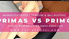 Relato Erotico Primas Versus Primo Ballbusting Femdom Fetish Voz Real Argentina