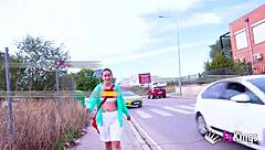 i'm sofia jimenez, the amateur soccer girl ready for an exciting outdoor casting debut with big ass blowjob and riding