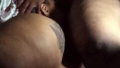 Bold Sexy BBW Delivers Sloppy Head to Lesbian Stud in Steamy Bathroom Encounter