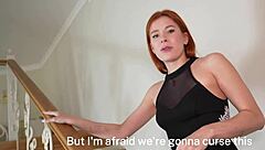 Sexy Redhead Audition Turns into Rough Cowgirl and Doggystyle Hardcore Sex