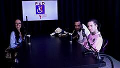 hey, alice vasconcelos gets bisexual and strips showing her big beautiful tits