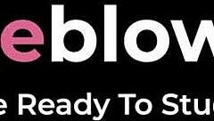 river lynn looks so pleased after her intense blowjob and footjob session with big cock leading to cumshot