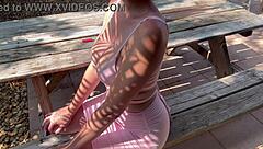 Italian Big Tits Milf Artemisia Love Outdoors In Tight Dress Feeling Extremely Horny And Ready