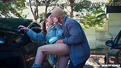 reality kings side of the hoed with athletic brunette fingering choking face fucking anal deepthroat facial cumshot. tattooed teen gets rough hardcore sex bent over.