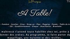 french femdom milking table sissy cei on desk