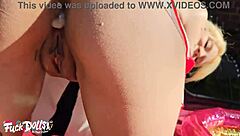 Hey, check out this summer anal with Kyra getting wet, milk overflowing, gape and butt rose licking!