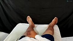 Horny Guy Jerks Off Thinking of Ex, Cums on Hand in Secret