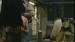 Why does sexy milf Candi Annie pose in lingerie for backstage photoshoot fun?