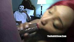 Laylared Takes on Gangbang Threesome with BBC Stretching Action