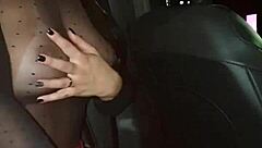 KALENA MITRAK'S FIRST SWING HOUSE VISIT TURNS INTO WILD STREET AND PARKING LOT FUCKING WITH TAN LINES, BIG ASS, AND GROUP ACTION