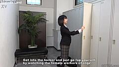 Japanese Office Lady Delivers Cfnm Footjob And Facesitting To Submissive Slave