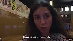 I, uh, I cum on this girl's face in a public sushi bar and she just eats the rolls with cum all over her face like it's no big deal - cumwalk