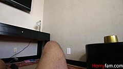 Blonde teen Trisha Parks with big tits bound in fantasy riding big ass giving blowjob