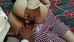 Priyanshi Sharma enjoying intense anal doggystyle with big ass bent over