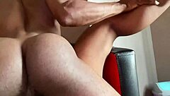 Ebony Bitch Gets Intense Chair Fuck in Homemade Amateur Action