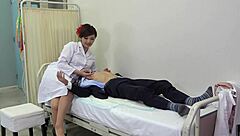 nympho teacher dives into anal fingering and strapon pegging action