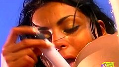 gorgeous brunette, want to join me and my lesbian friend in bikinis for outdoor sex with a toy?