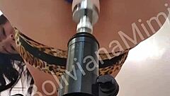 Latina Fucks Pussy And Ass With Sex Machine