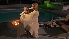 beauty blonde milf gets fucked outdoor by huge cock