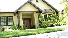 Victoria White is a hot teen masturbating solo with shaved pussy