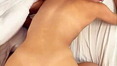 petite babe starts the day with intimate action leading to cum on her cute face