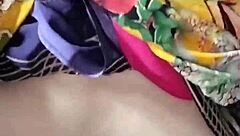 Hey, check out this outdoor ranch bath with pissing and dirty Hindi talk!